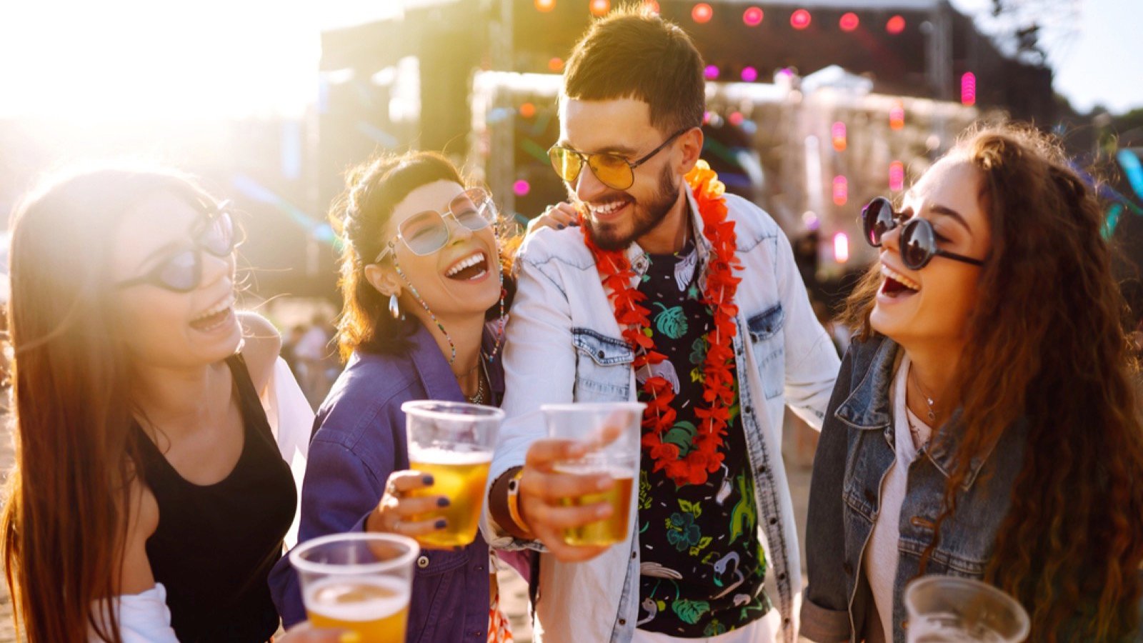 Friends drinking at music festival-Budget-Friendly Alternatives