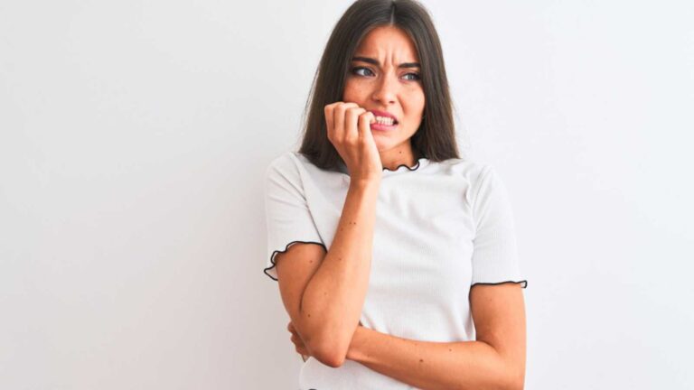 Woman with anxiety