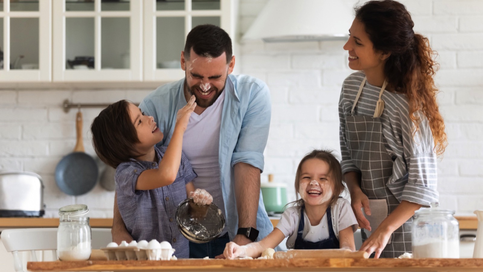 Cooking with family
