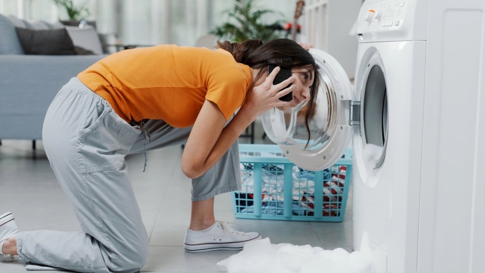 Faulty washing machine
