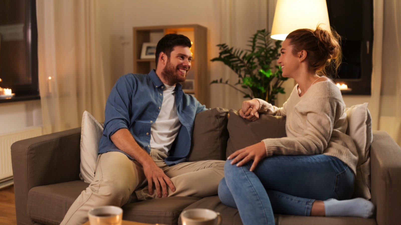 Couple talking-Simple Finance Strategies