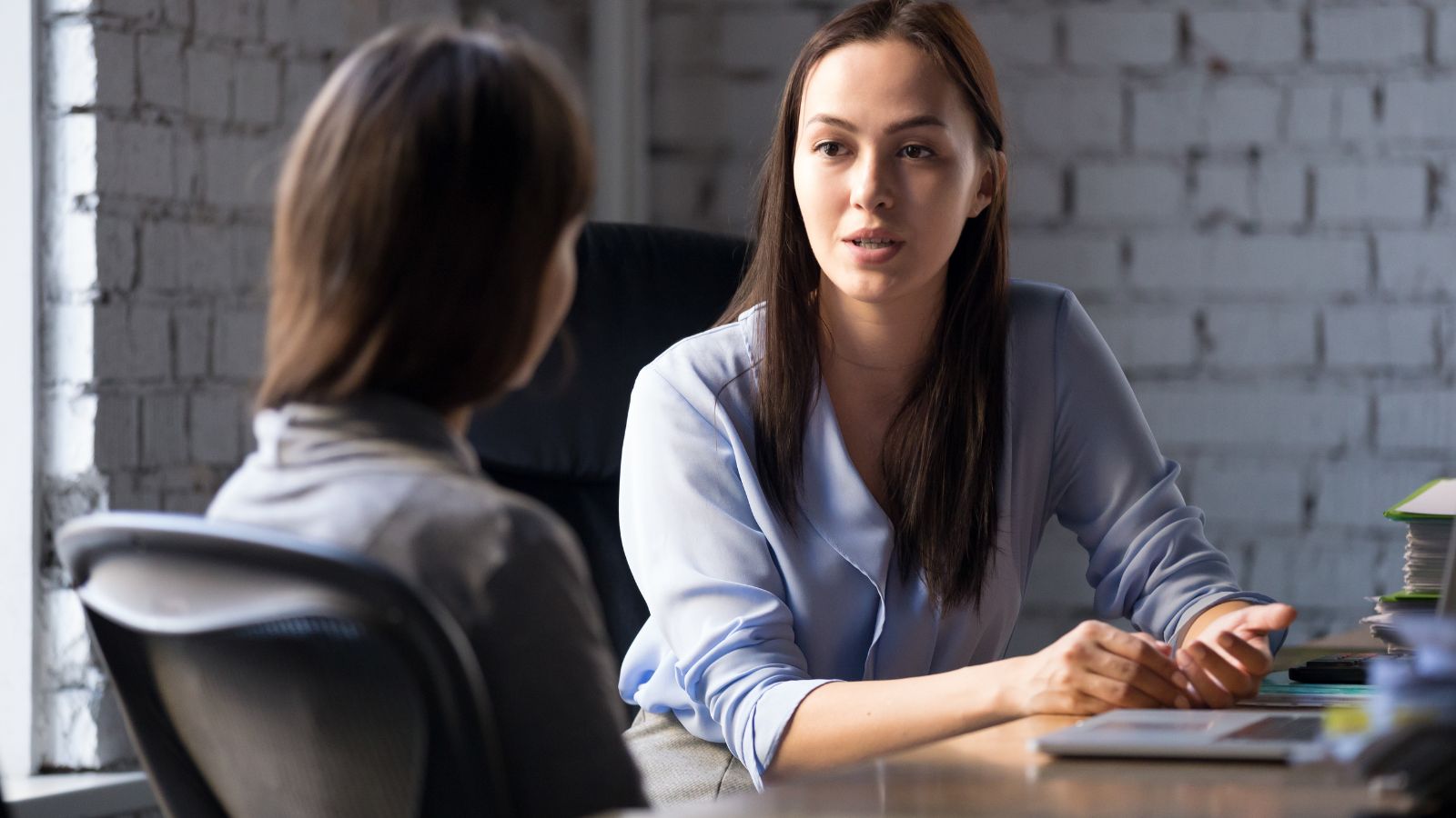 a woman does counseling