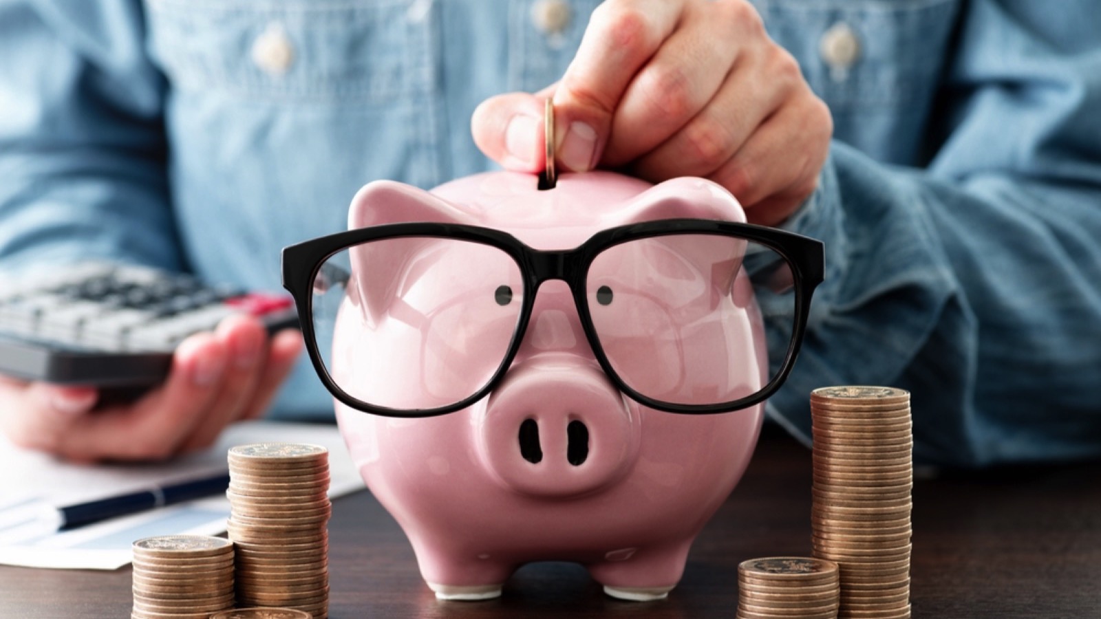 Man saving for future