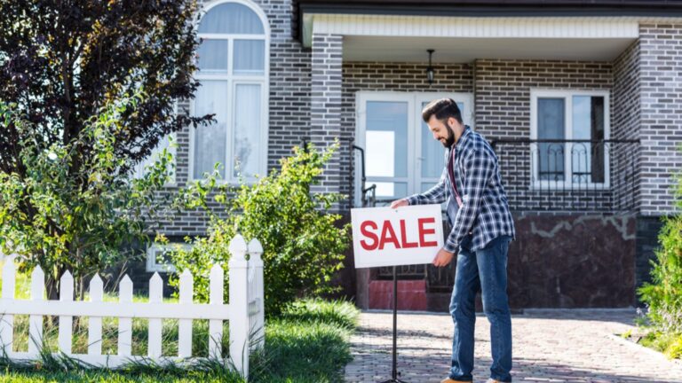 Man selling home