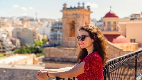 Traveler in Malta