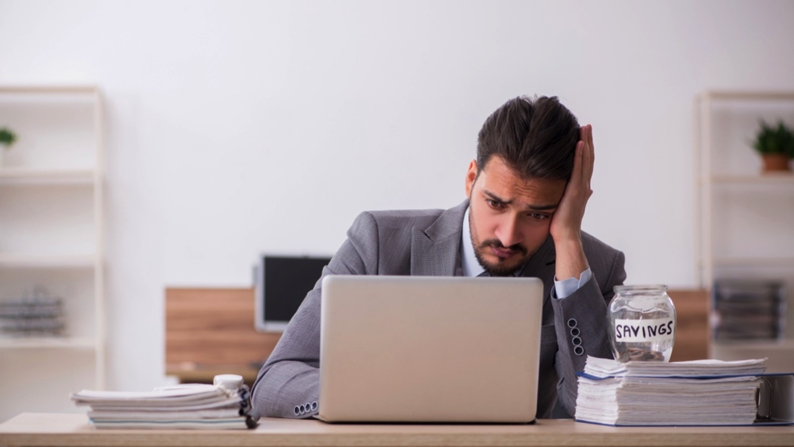 Unhappy man