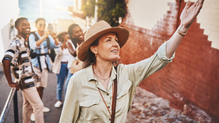 people on historical city tours