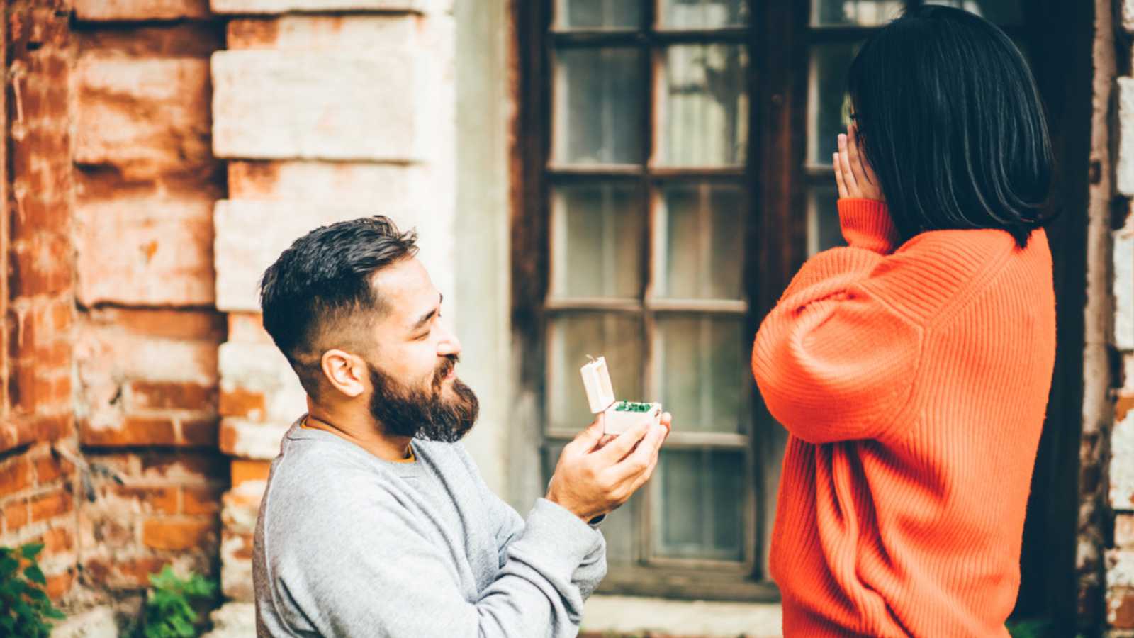 Man proposing