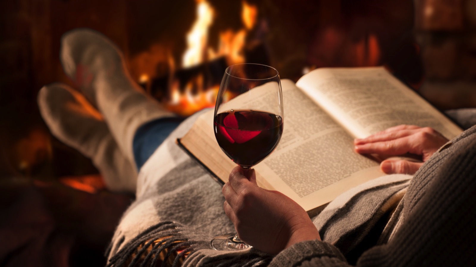 Resting and reading book
