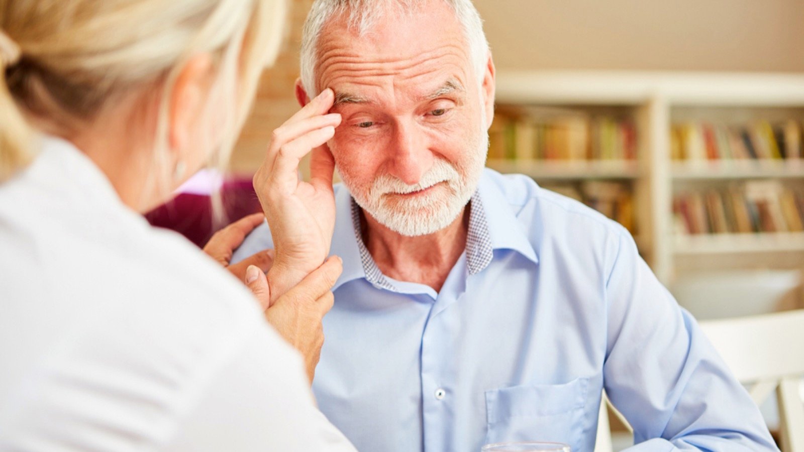 Senior with dementia
