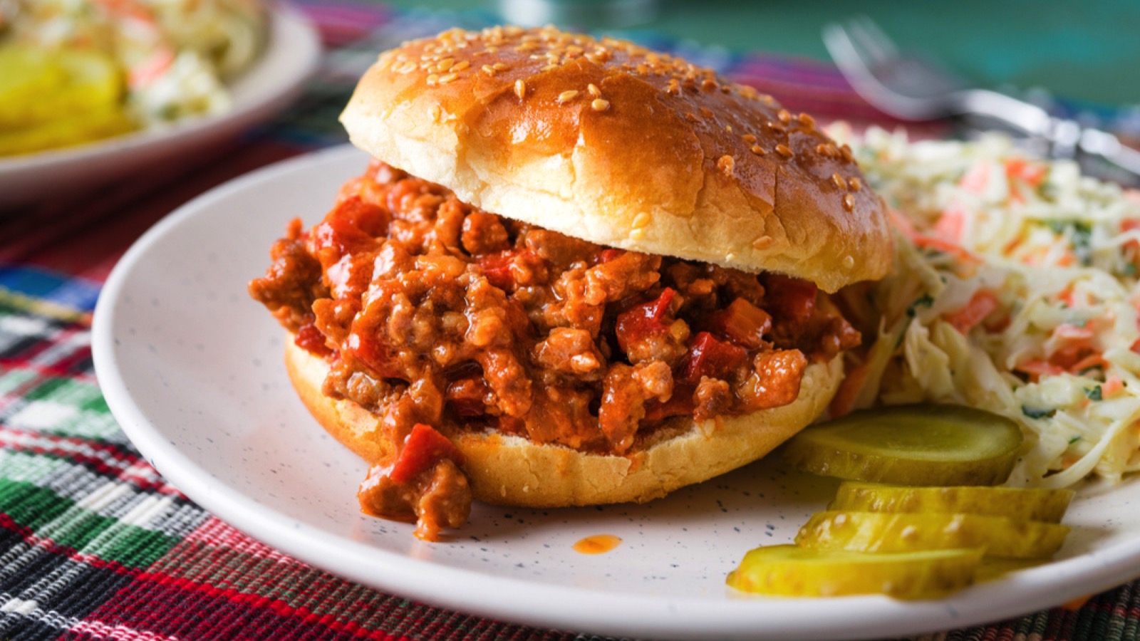 Sloppy Joe sandwich