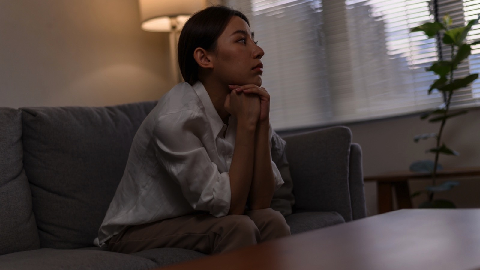 Woman feeling bad