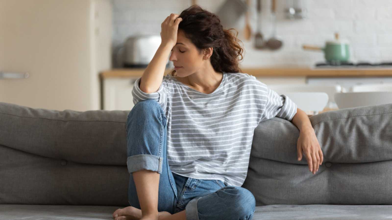 Woman in depression
