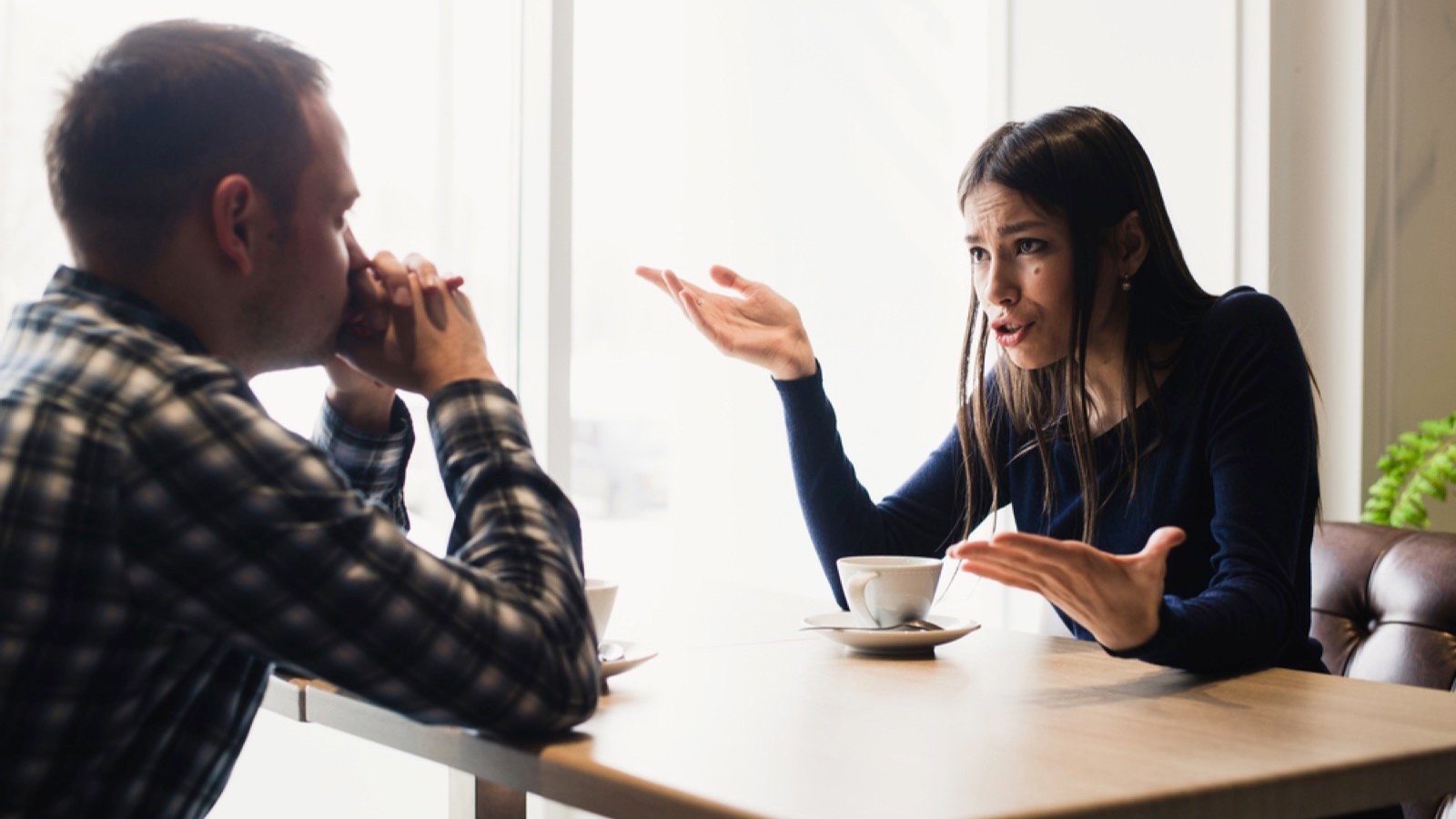 Woman trying to manipulate her husband