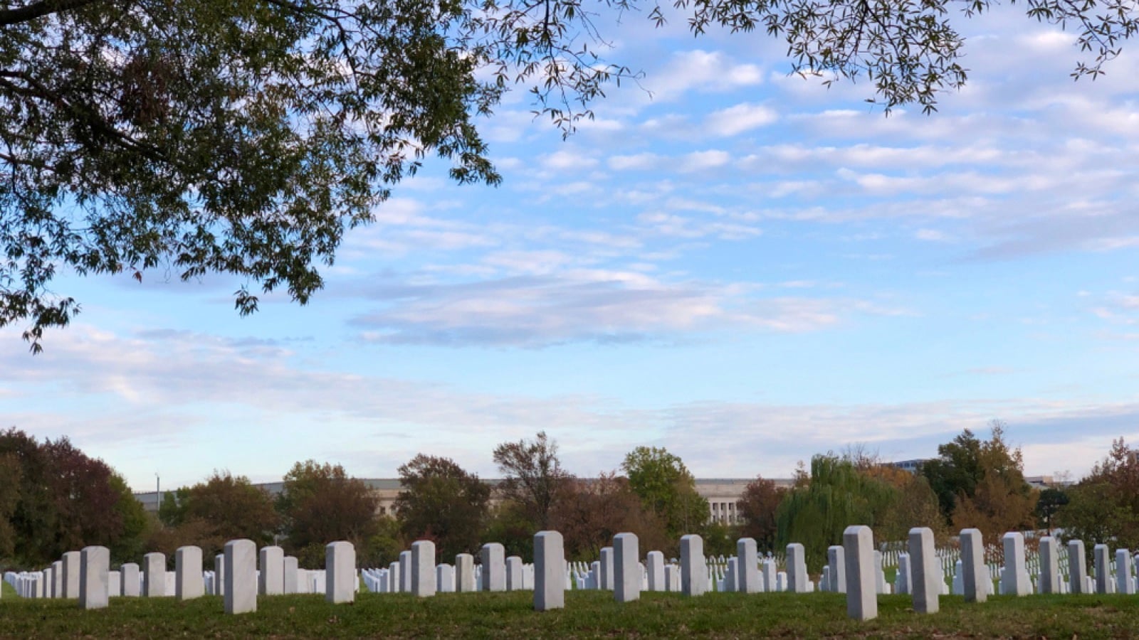 Arlington National Cemetery park in Virginia, USA