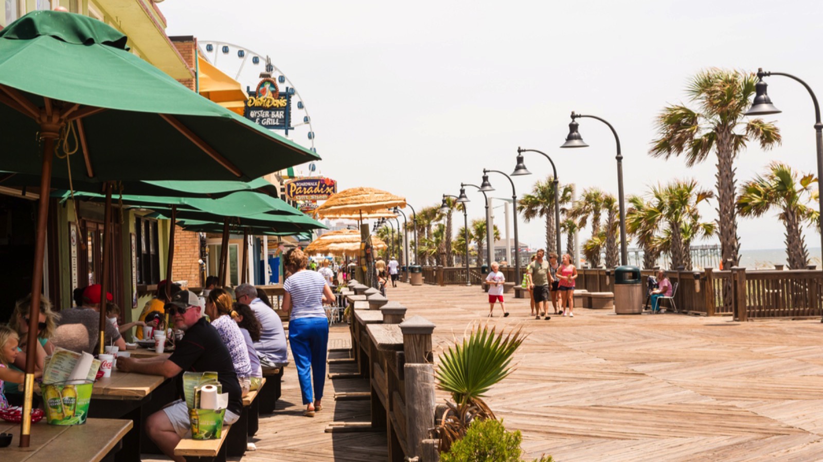 Boardwalk in Myrtle Beach, South Carolina