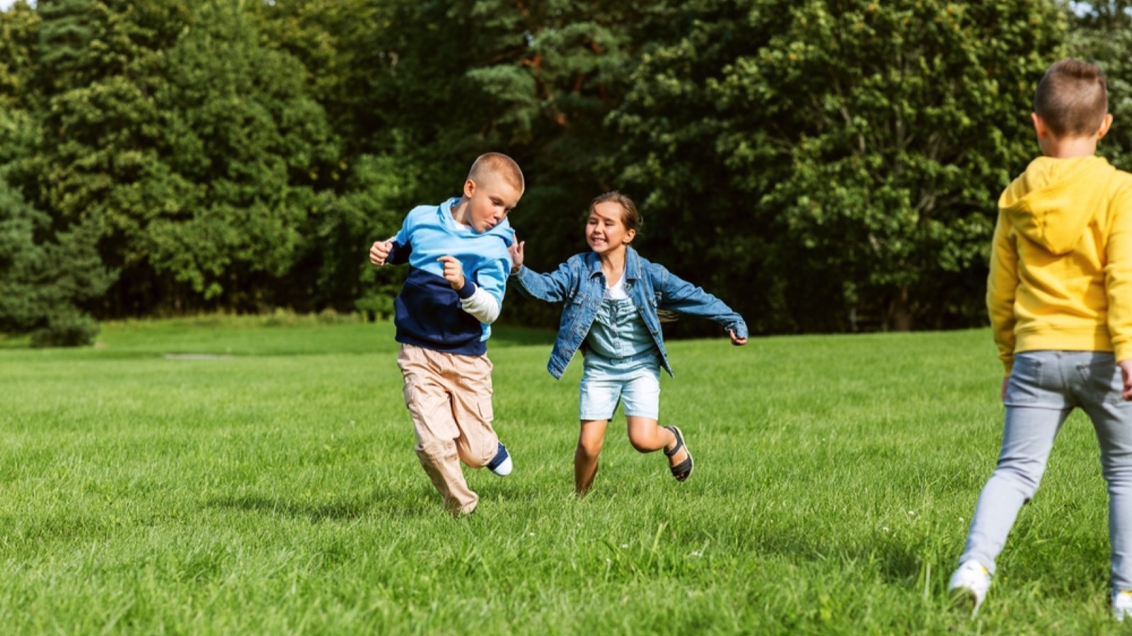 Children in park