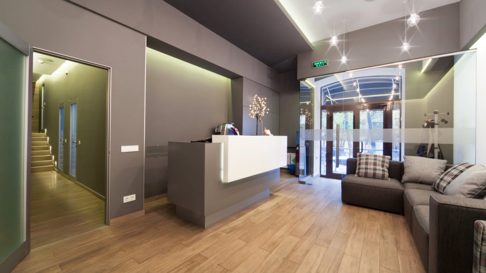 Dental clinic reception