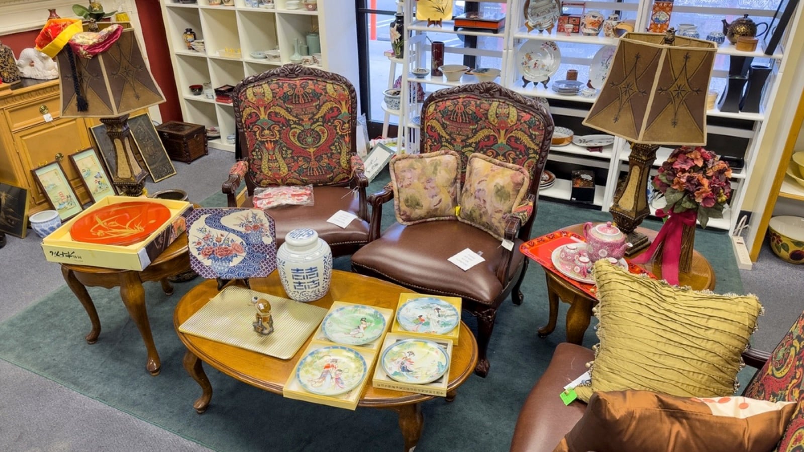 Furnitures in thrift store