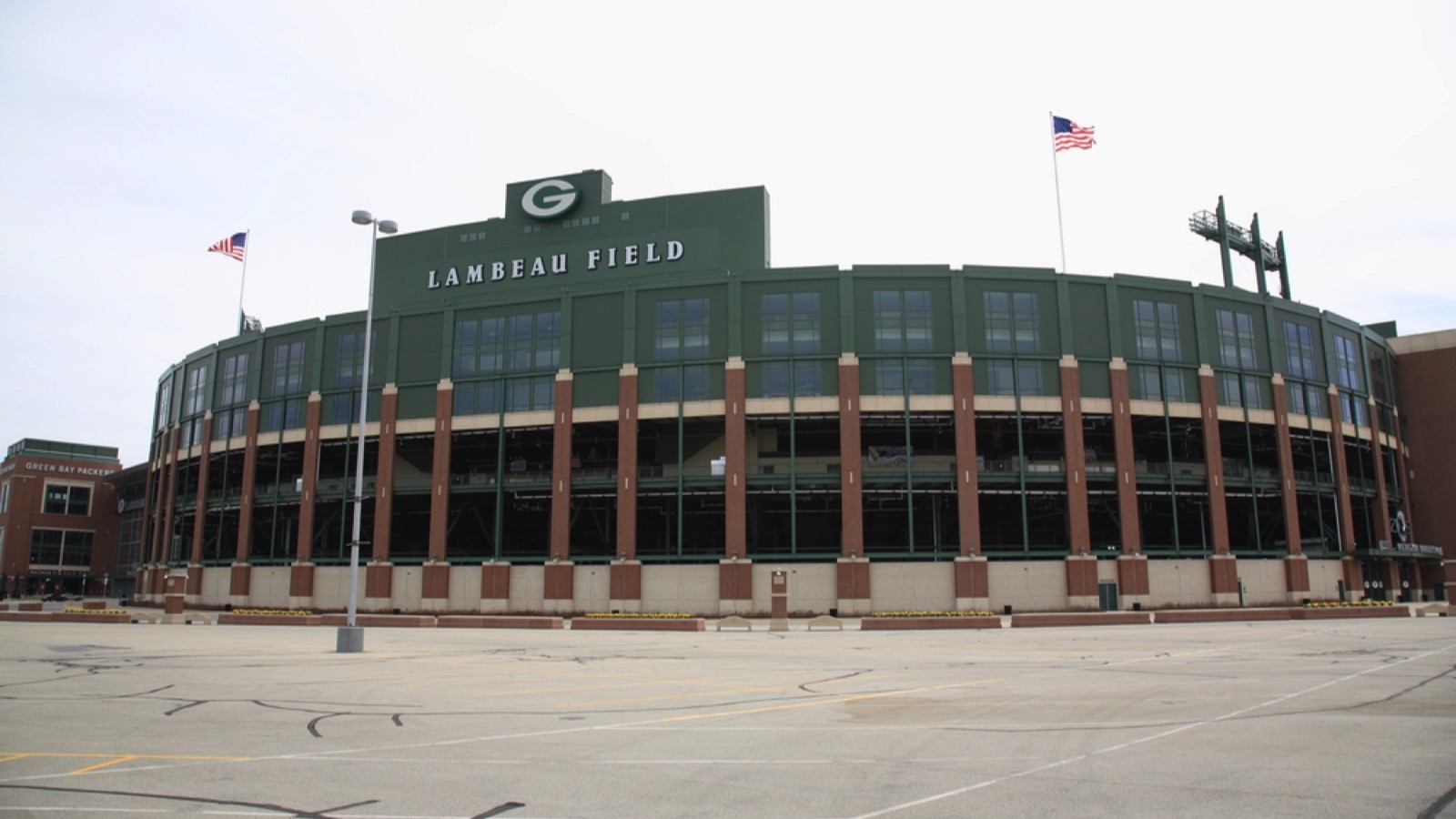 Lambeau Field, home of the Green Bay Packers