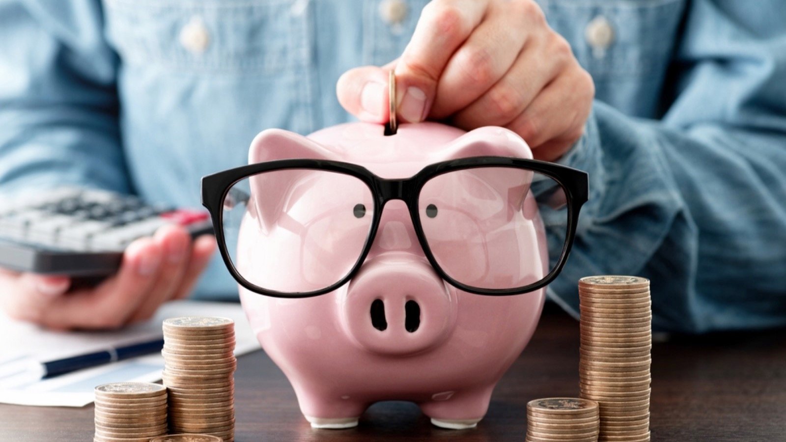 Man saving for future