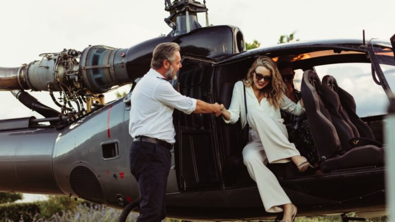Millionaire woman