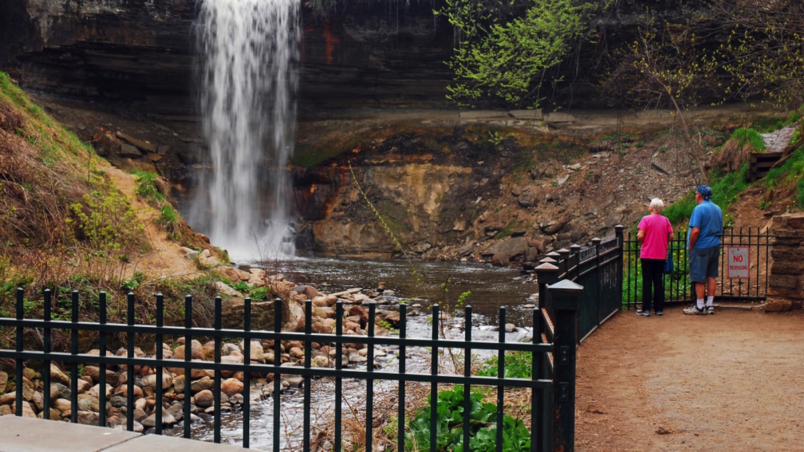 Minnehaha Falls in Minneapolis, Minnesota