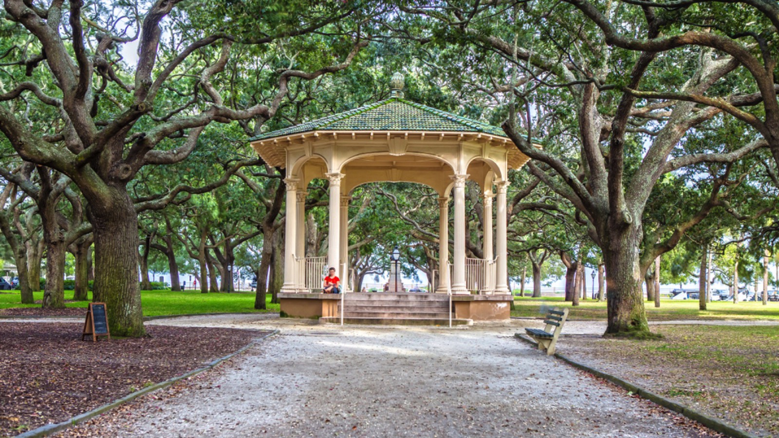 Pavilion at White Point Garden in Charleston, SC