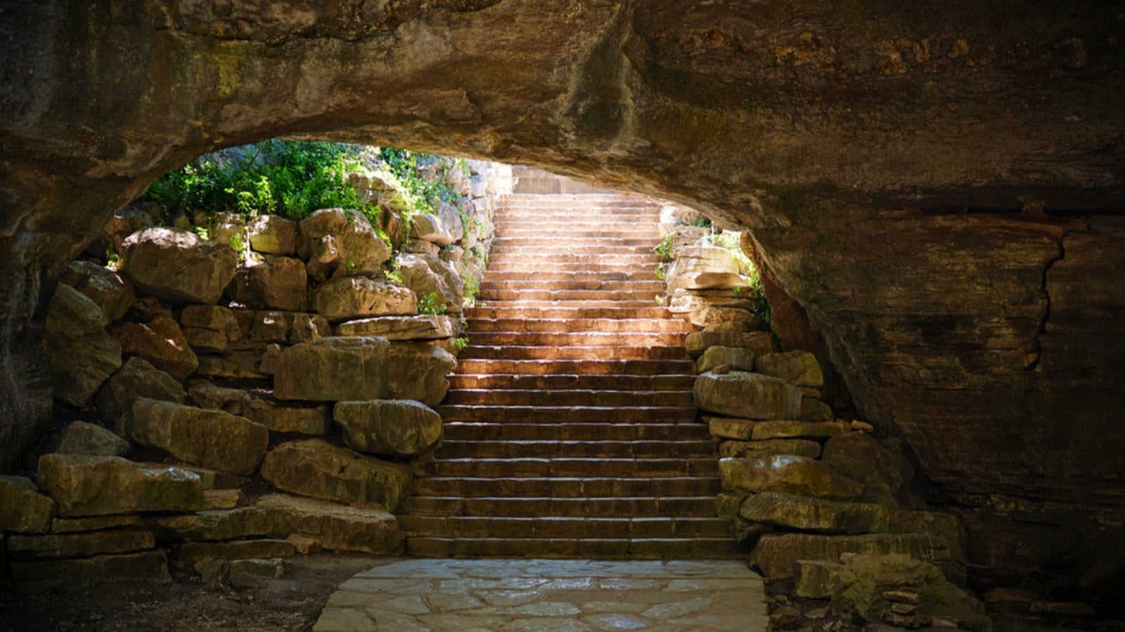 San Antonio's Natural Bridge Cavern's entrance