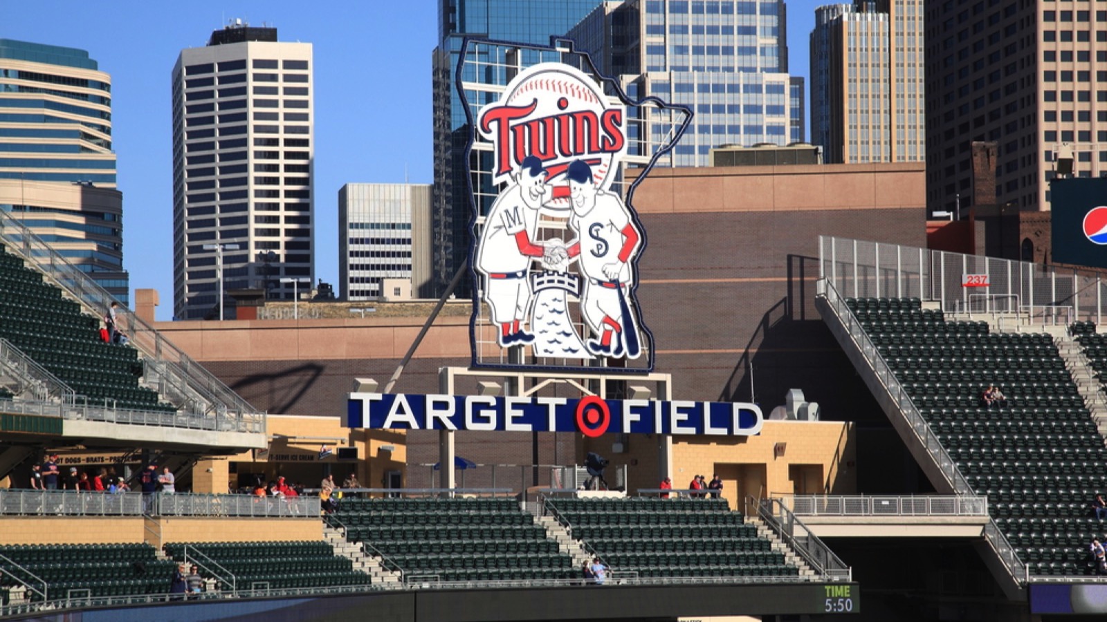 Target Field, the new outdoor stadium of the Minnesota Twins