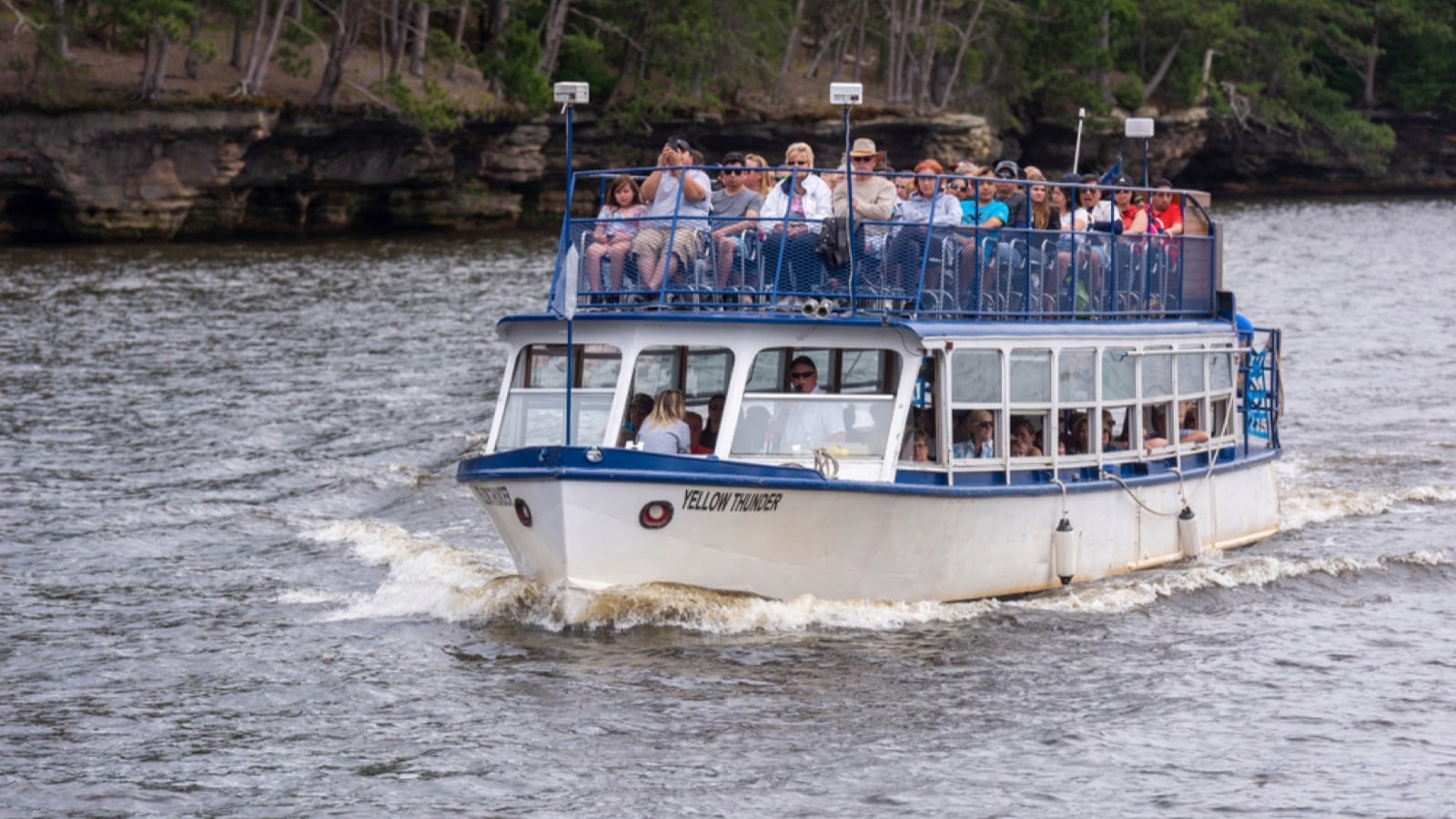 Tour boat, Wisconsin Dells, WI
