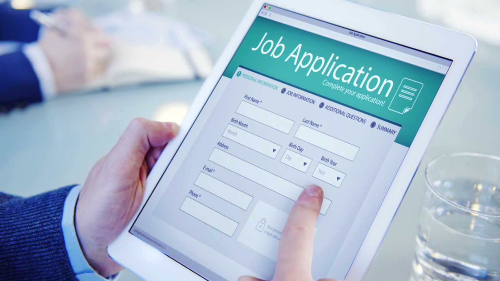 Applying for job