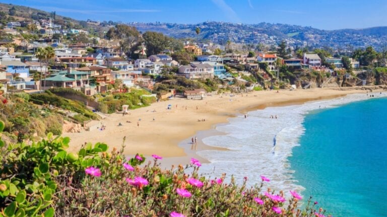Crescent Bay of Laguna Beach, Orange County, California USA