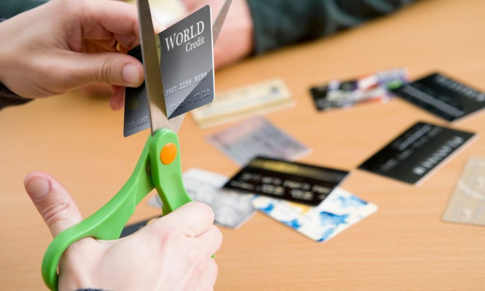 Cut up Credit Cards