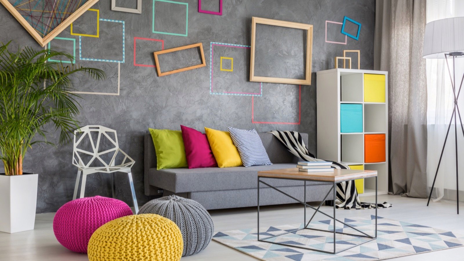 Living room in different stlye