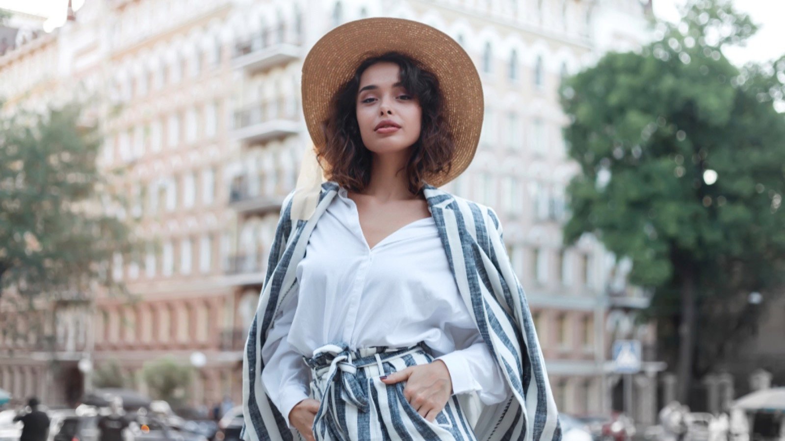 Woman dressed fashionably