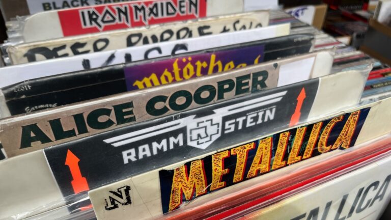 Classic Rock Vinyl Record Collection