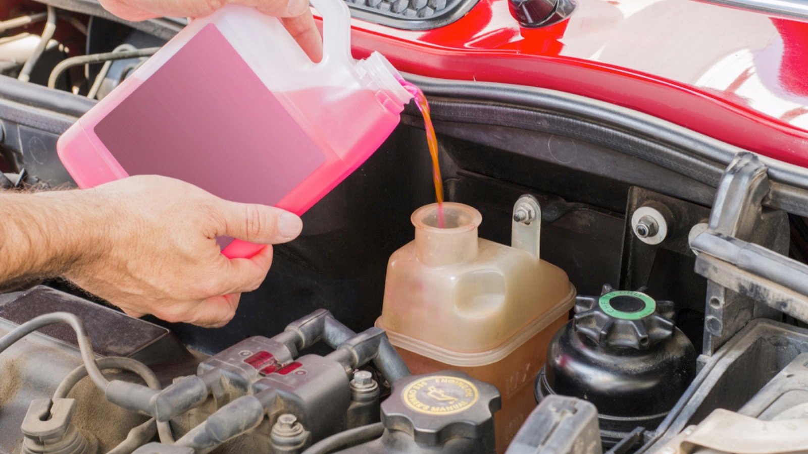 Coolant, brake fluid