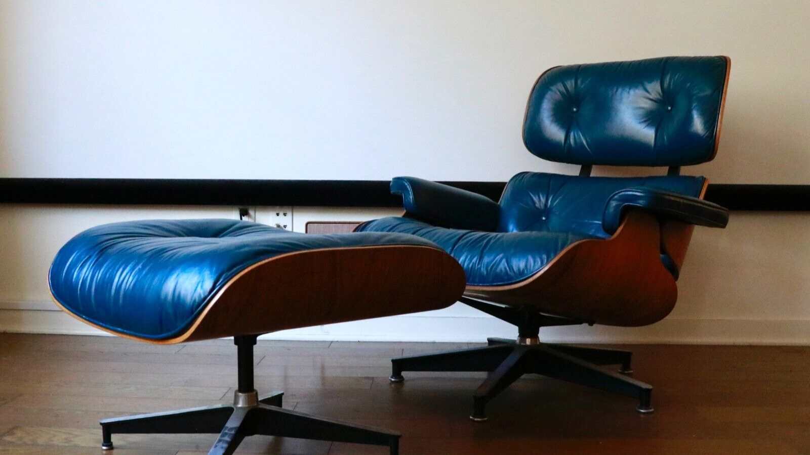 Herman Miller Charles Eames leather lounge chair