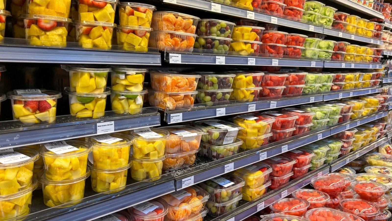 Pre cut fruits