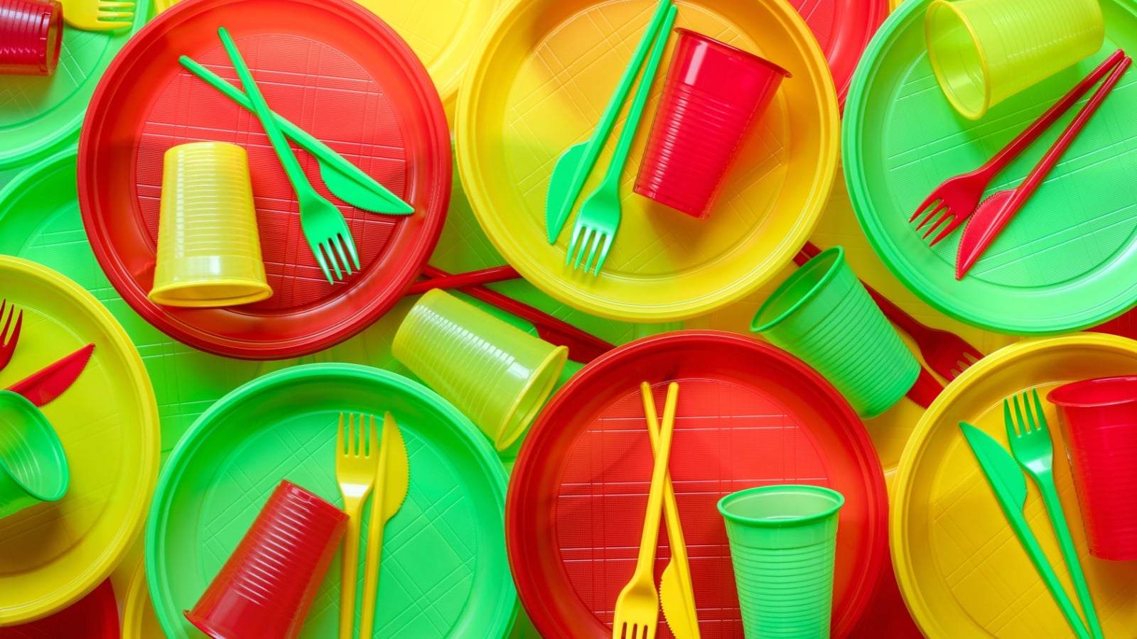 Disposable plates, cups and utensils