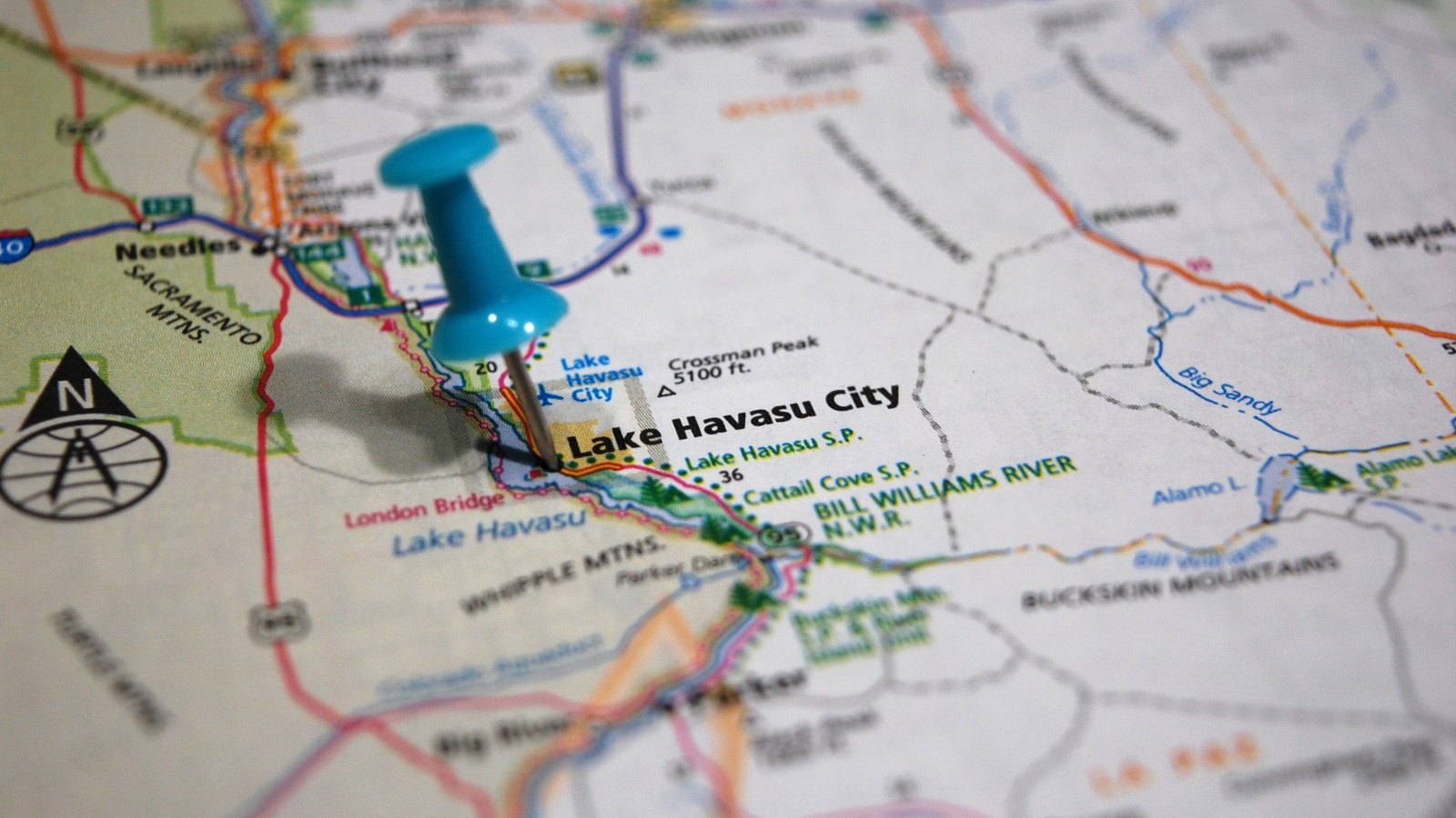Lake Havasu City, Arizona map