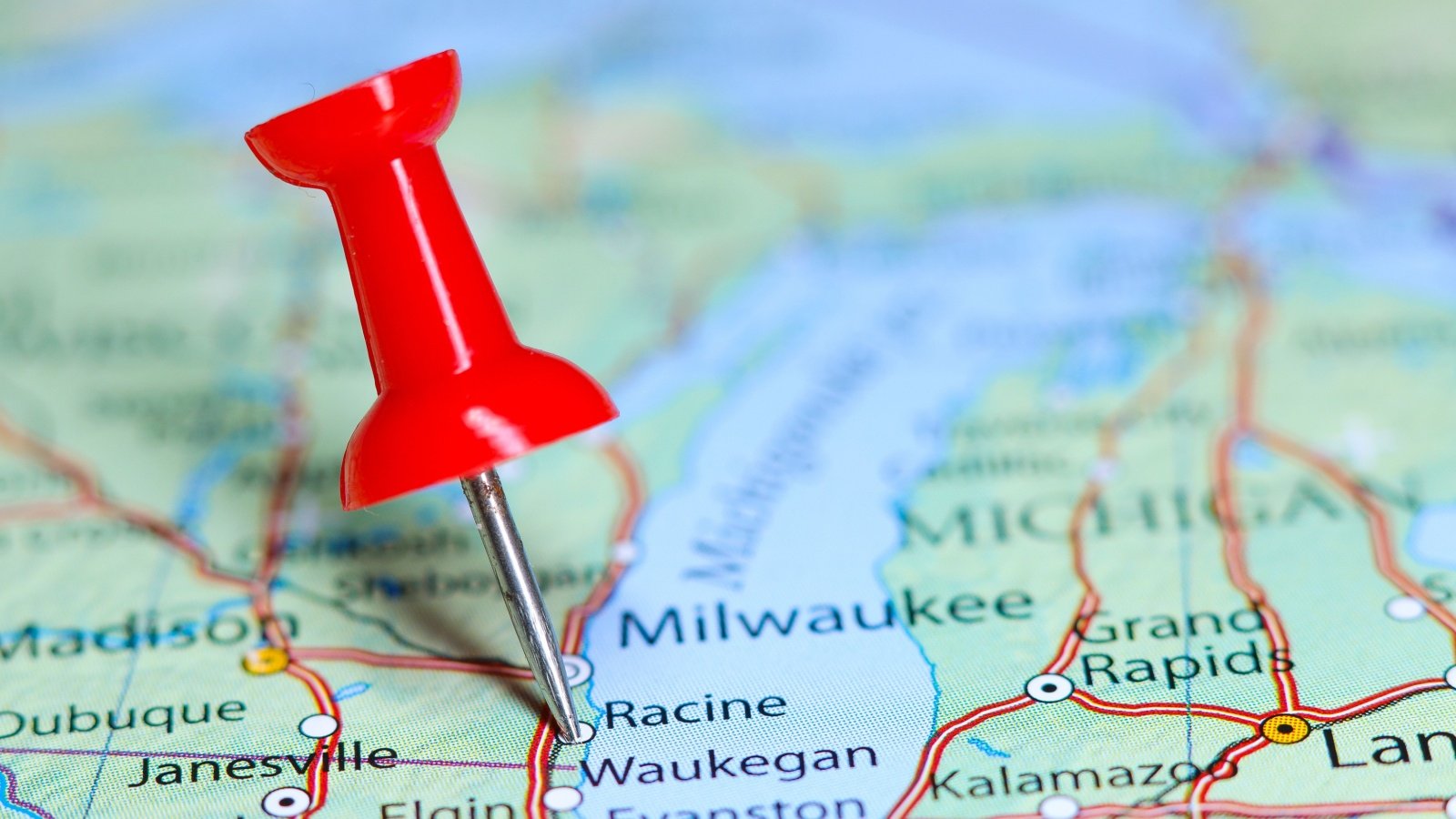 Racine, Wisconsin map