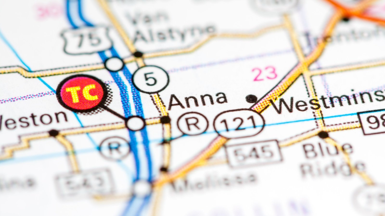 Anna, Texas map