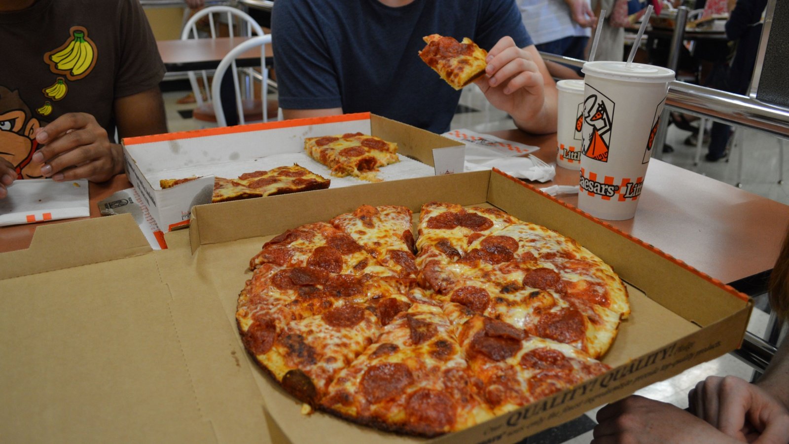 Little Caesars pizza meal
