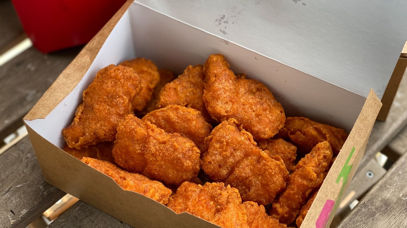 McDonalds's chicken nugget box