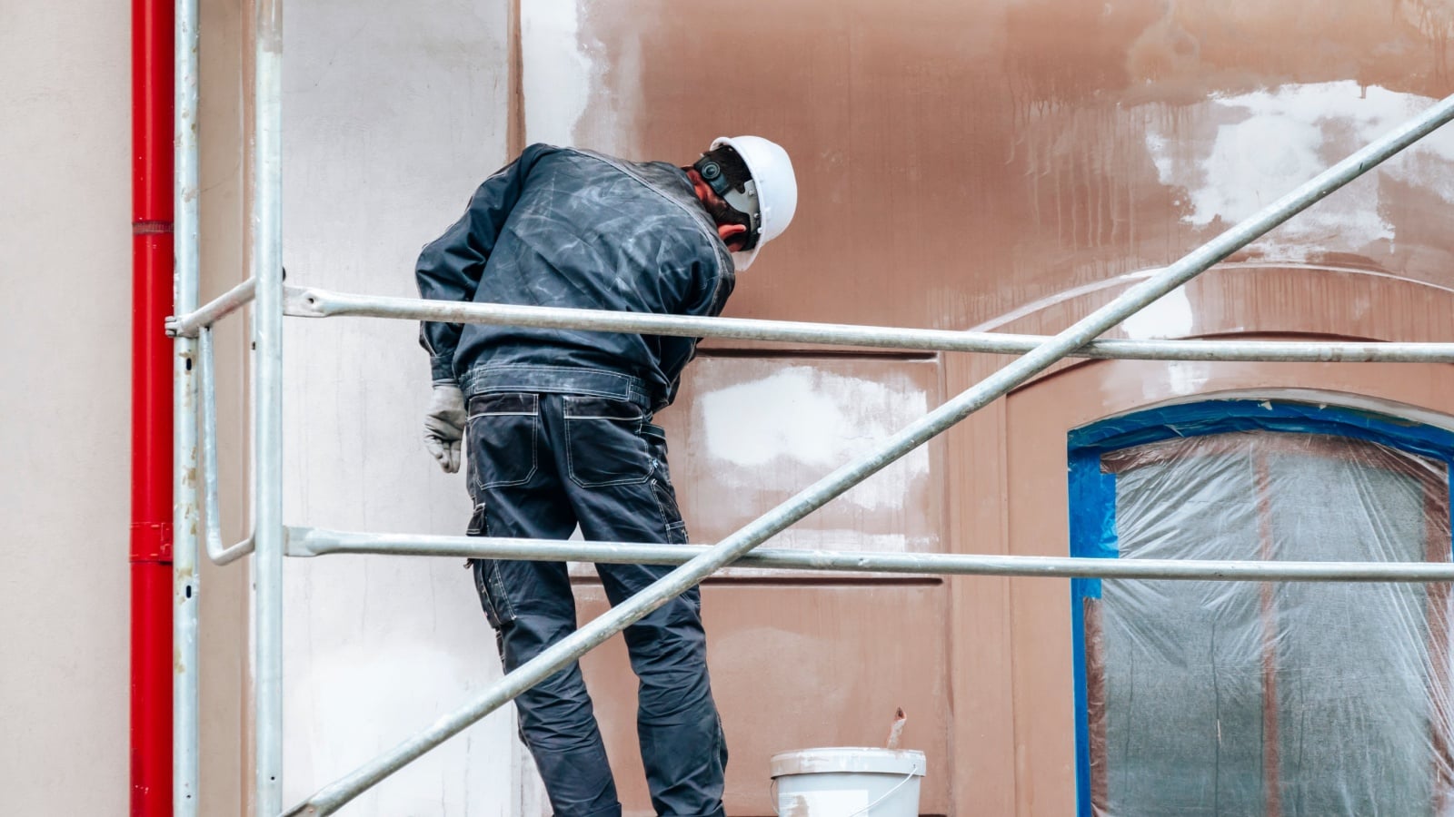 Renovation work being carried out on holiday home / timeshare