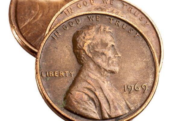 1969-S Double Die Penny Obverse