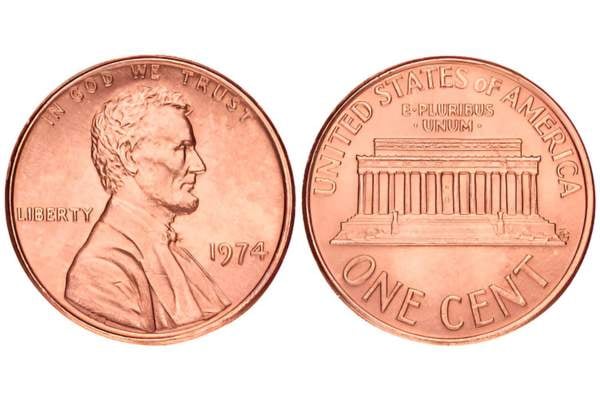 1972 Double Die Penny
