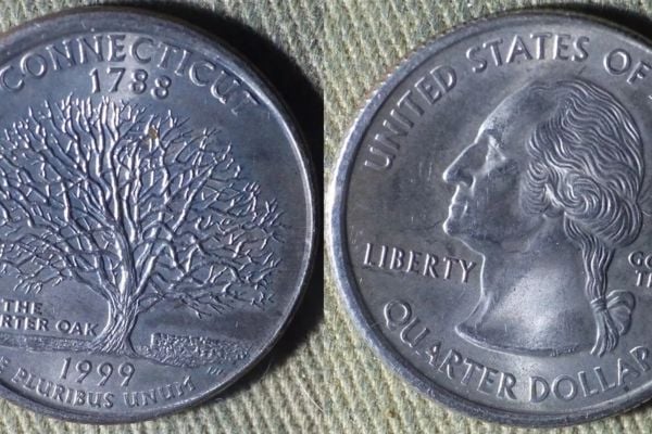 1999-P Connecticut Broadstruck Quarter